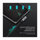 Дата кабель USB 2.0 AM to USB-C 1.0m US284 Angled Alum. Braid Black Ugreen (50941)