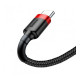 Дата кабель USB 2.0 AM to USB-C 2.0m 2A red-black Baseus (CATKLF-C91)