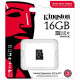 Карта памяти Kingston 16GB microSDHC class 10 UHS-I V30 A1 (SDCIT2\/16GBSP)