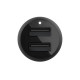 Зарядное устройство для Belkin Car Charger (24W) Dual USB-A, USB-A - Lightning, 1m, black (CCD001BT1MBK)