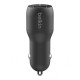 Зарядное устройство для Belkin Car Charger (24W) Dual USB-A, USB-A - Lightning, 1m, black (CCD001BT1MBK)