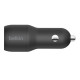 Зарядное устройство для Belkin Car Charger (24W) Dual USB-A, USB-A - Lightning, 1m, black (CCD001BT1MBK)