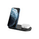 Зарядний пристрій Canyon 2in1 Wireless 10W\/7.5W\/5W Type-C 1.2 m (CNS-WCS202B)