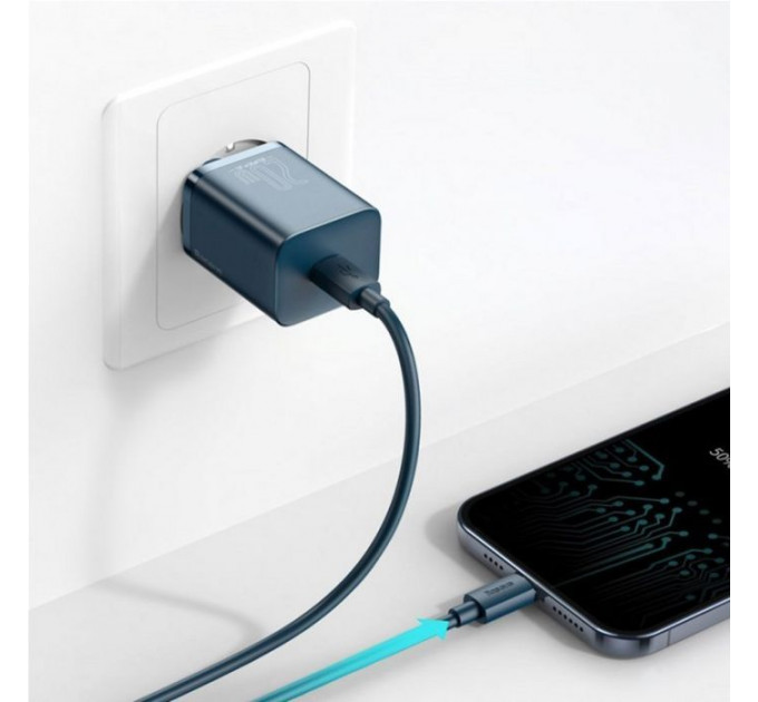 Зарядний пристрій Baseus Super Si Quick Charger 1C Blue (CCSUP-B03)