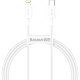 Дата кабель USB-C to Lightning 1.0m 20W Superior Series White Baseus (CATLYS-A02)