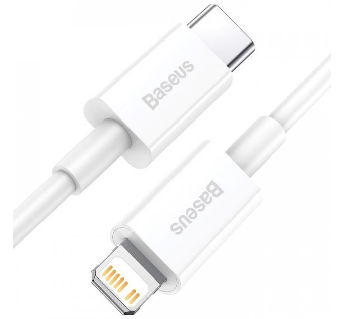 Дата кабель USB-C to Lightning 1.0m 20W Superior Series White Baseus (CATLYS-A02)