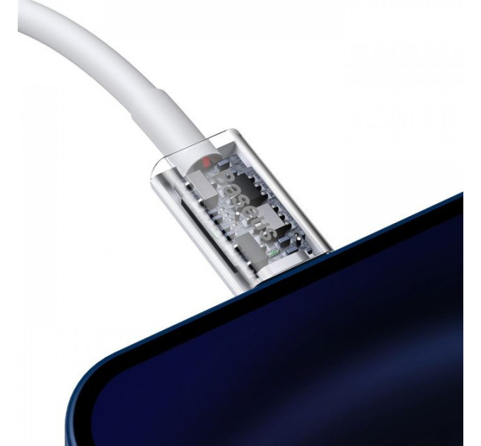 Дата кабель USB-C to Lightning 1.0m 20W Superior Series White Baseus (CATLYS-A02)