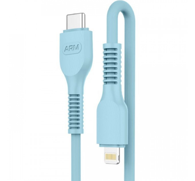 Дата кабель USB-C to Lightning 1.0m AR88 3A Blue Armorstandart (ARM65288)