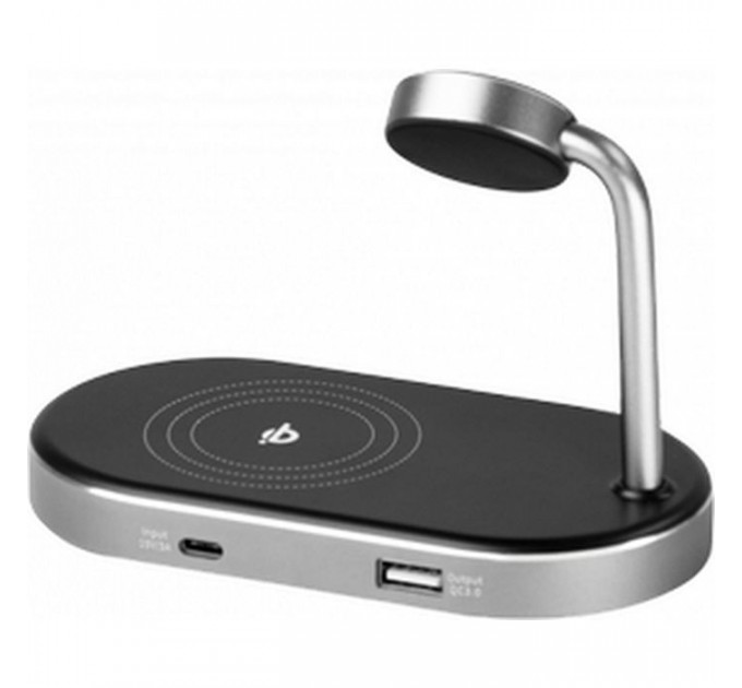 Зарядний пристрій Verbatim 3in1 Apple Watch and iPhone Charging Stand (49556)
