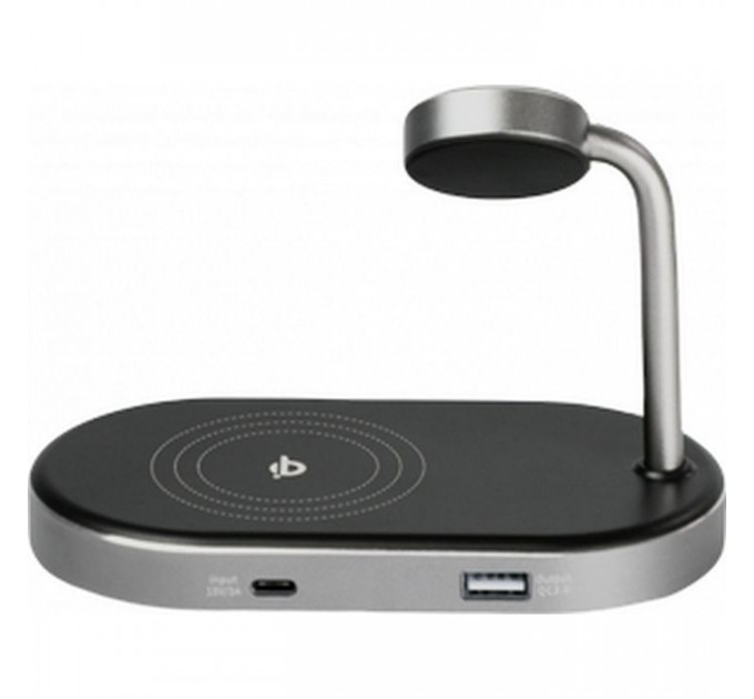 Зарядний пристрій Verbatim 3in1 Apple Watch and iPhone Charging Stand (49556)