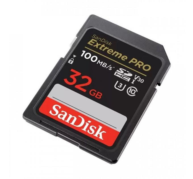 Карта памяти SanDisk 32GB SD class 10 UHS-I U3 V30 Extreme PRO (SDSDXXO-032G-GN4IN)