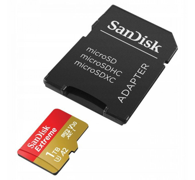 Карта пам/'яті SanDisk 1TB microSD class 10 UHS-I U3 V30 Extreme (SDSQXAV-1T00-GN6MA)