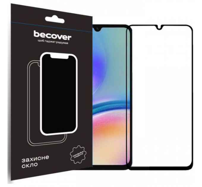 Скло захисне BeCover Samsung Galaxy A05 SM-A055\/A05s SM-A057 Black (710157) Скло захисне BeCover Samsung Galaxy A05 SM-A055\/A05s SM-A057 Black (710157)