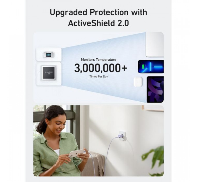 Зарядний пристрій Anker PowerPort 511 Nano III - 30W USB-C White (A2147G21)