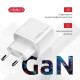 Зарядное устройство для Intaleo 30W GAN USB-C PD+USB-A QC 3.0 white (1283126578274)
