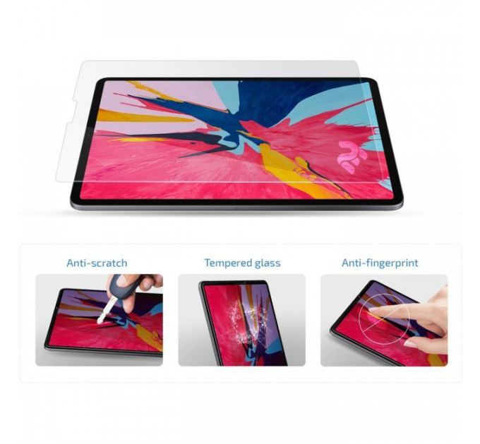 Стекло защитное 2E iPad Air 10.9" (Gen 5, 2022) 2.5D (2E-IPD-2022A-LT2.5D-CL)