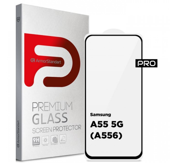 Скло захисне Armorstandart Pro Samsung A55 5G (A556) Black (ARM74348)