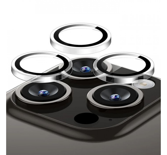 Скло захисне Armorstandart for Camera AR iPhone 15 Pro \/ 15 Pro Max Black Clear (ARM76286)