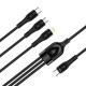 Дата кабеля USB-C to Lightning + Micro 5P + USB-C 1.2m 3.0A (PD60W data) Black ColorWay (CW-CBPDU3060-BK)