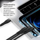 Дата кабеля USB-C to Lightning + Micro 5P + USB-C 1.2m 3.0A (PD60W data) Black ColorWay (CW-CBPDU3060-BK)
