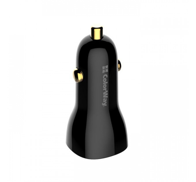 Зарядное устройство для ColorWay PowerDelivery PPS USB (USB-A+USB-C) (60W) Black (CW-CHA046PD-BK)