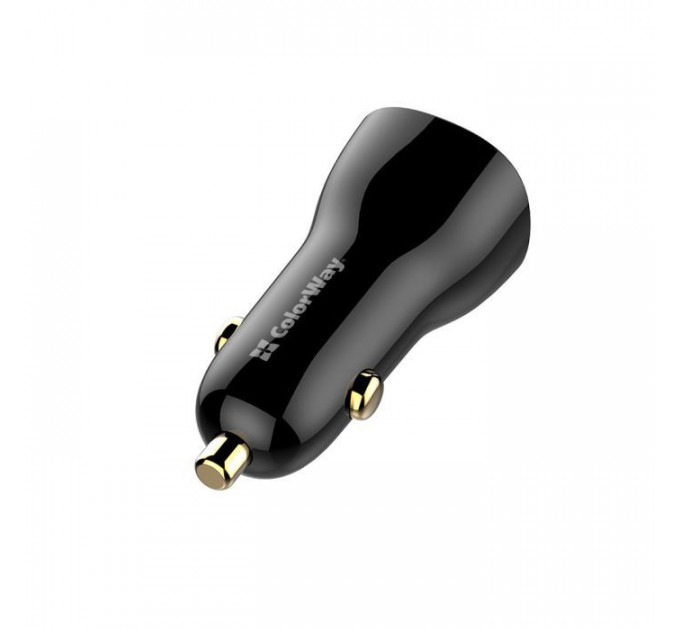 Зарядное устройство для ColorWay PowerDelivery PPS USB (USB-A+USB-C) (60W) Black (CW-CHA046PD-BK)