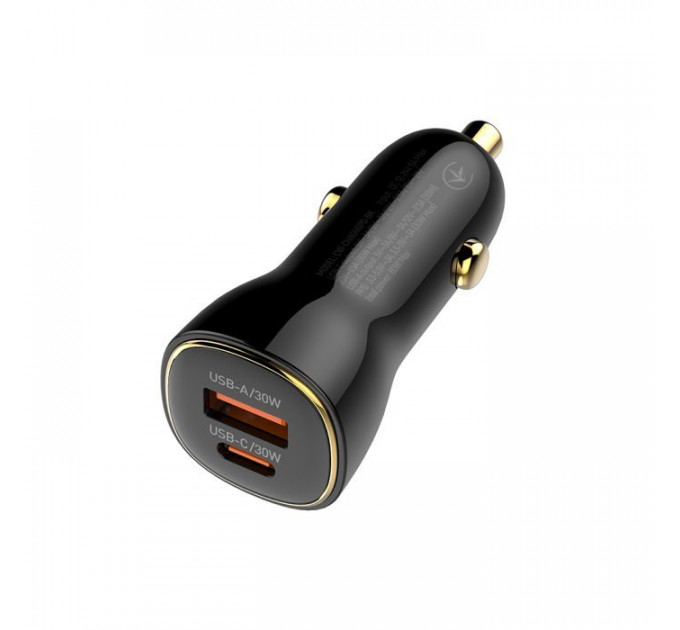 Зарядное устройство для ColorWay PowerDelivery PPS USB (USB-A+USB-C) (60W) Black (CW-CHA046PD-BK)