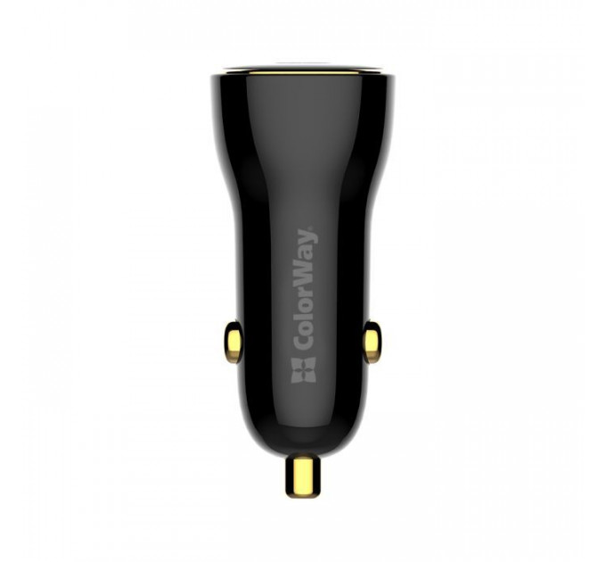 Зарядное устройство для ColorWay PowerDelivery PPS USB (USB-A+USB-C) (60W) Black (CW-CHA046PD-BK)
