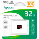 Карта пам/'яті Apacer 32GB microSD class 10 UHS-I V10 A1 (AP32GMCSH10UB-RA)