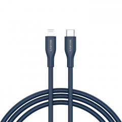 Дата кабель USB-C to Lightning 1.0m CLNM60 C-L 60W MFI Silicon Blue Canyon (CNS-CLNM60SC10DB)