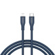 Дата кабель USB-C to Lightning 1.0m CLNM60 C-L 60W MFI Silicon Blue Canyon (CNS-CLNM60SC10DB)