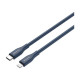Дата кабеля USB-C to Lightning 1.0m CLNM60 C-L 60W MFI Silicon Blue Canyon (CNS-CLNM60SC10DB)