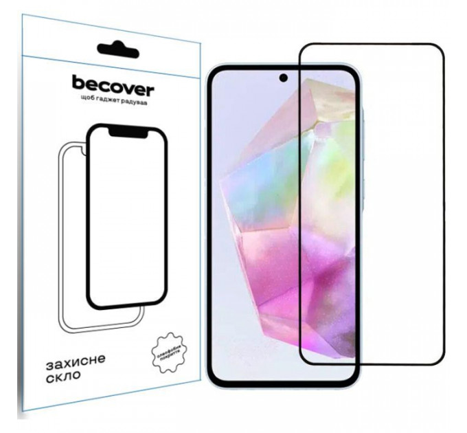 Скло захисне BeCover Samsung Galaxy A36 SM-A366 Black (712886) Скло захисне BeCover Samsung Galaxy A36 SM-A366 Black (712886)