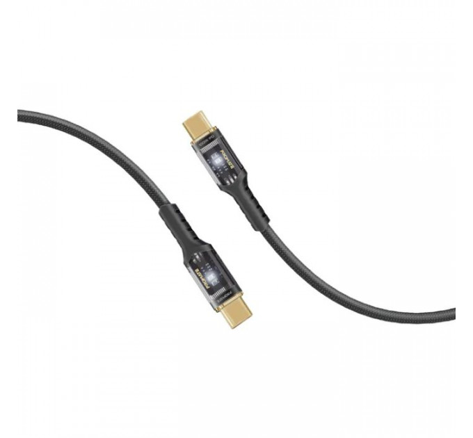 Дата кабель USB-C to USB-C 1.2m Promate (lucidline-cc120.black)