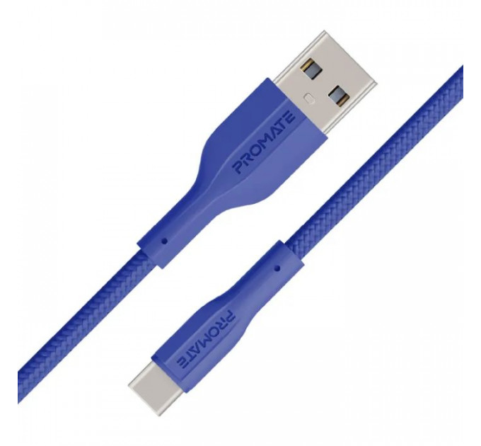 Дата кабеля USB 2.0 AM to USB-C 1.2m Promate (xcord-ac.navy)