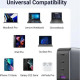 Зарядний пристрій Ugreen 4xUSB 100W (3xUSB-C+USB-A) Gan Tech Fast GAN Charger black CD226 (40747)