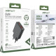 Зарядний пристрій Acefast 2xUSB 30W (USB-C+USB-A) Gan A69 ultra-thin Fast Charger Black (6974316282709)