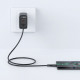 Дата кабель USB 2.0 AM to USB-C 1.2m 3.0A TPE Black Acefast (6974316280866)