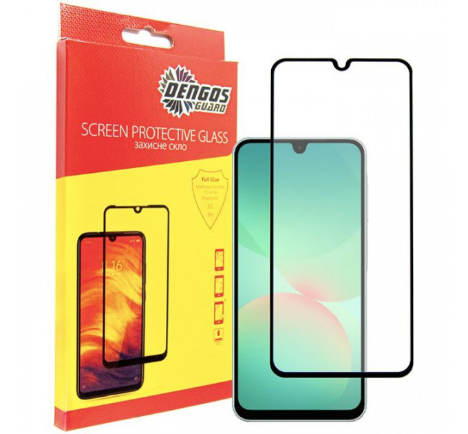 Скло захисне Dengos Full Glue Samsung Galaxy A26 5G (black) (TGFG-386)