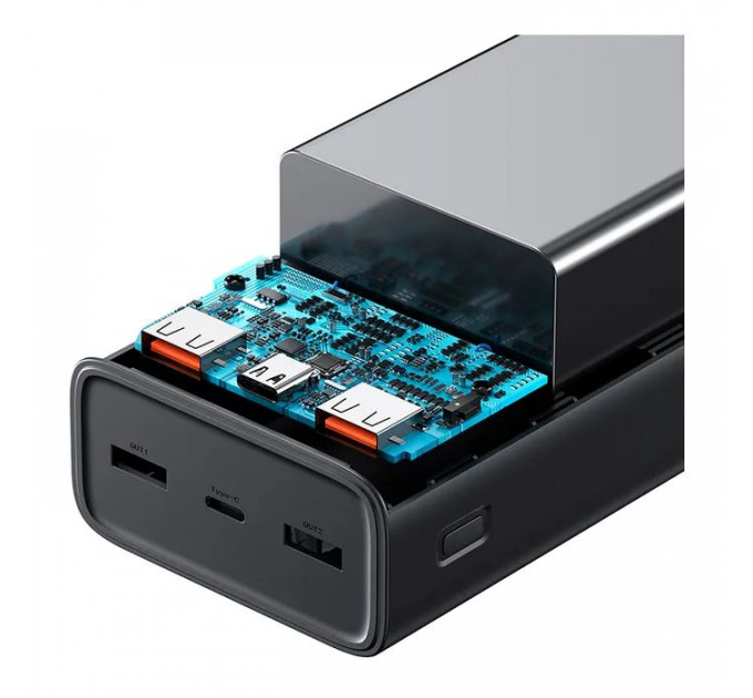 Батарея универсальная Usams PB68 30000mAh PD\/3.0\/65W, QC\/3.0, Black (ATXLOGTC01)