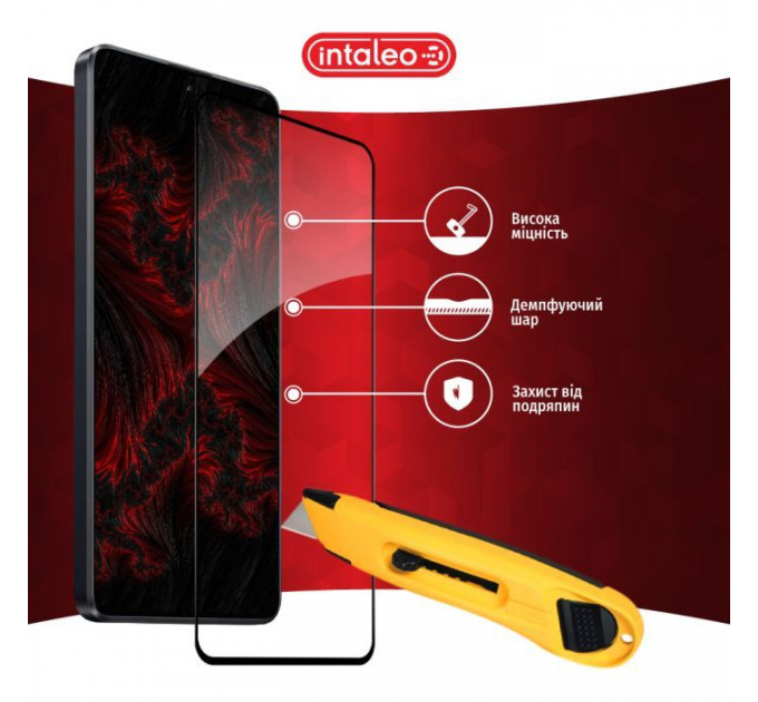 Скло захисне Intaleo Full Glue Xiaomi Poco X6 Pro Black (1283126588723)