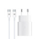 Зарядний пристрій Armorstandart AR-TA800W USB-C 25W White + cable USB-C to USB-C (ARM63804)