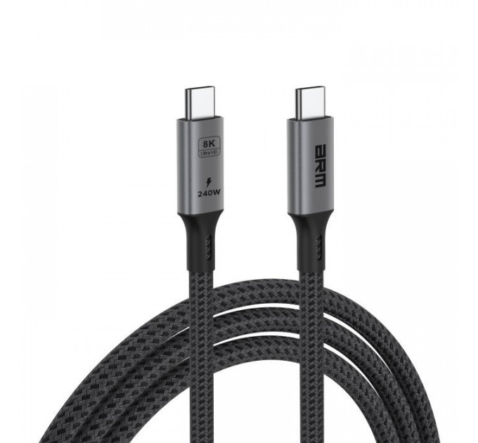 Дата кабель USB-C to USB-C 1.0m USB4 40Gbps 240W 8K60Hz black Armorstandart (ARM81921)
