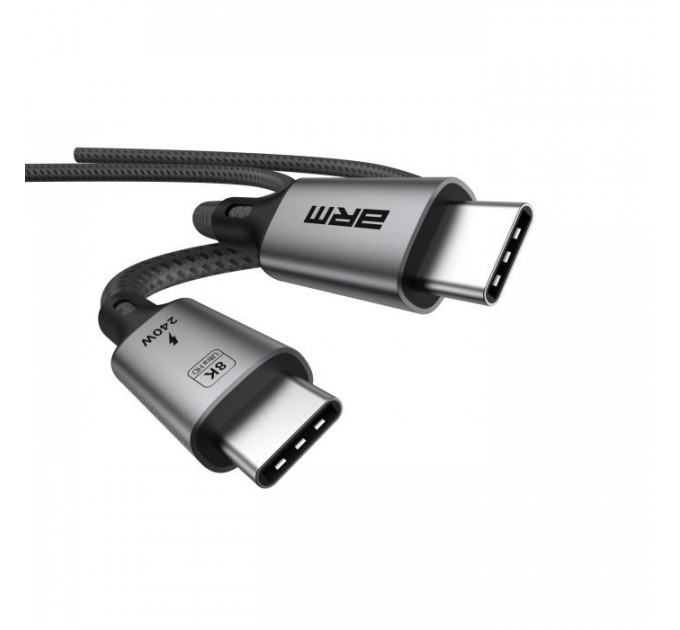 Дата кабель USB-C to USB-C 1.0m USB4 40Gbps 240W 8K60Hz black Armorstandart (ARM81921)