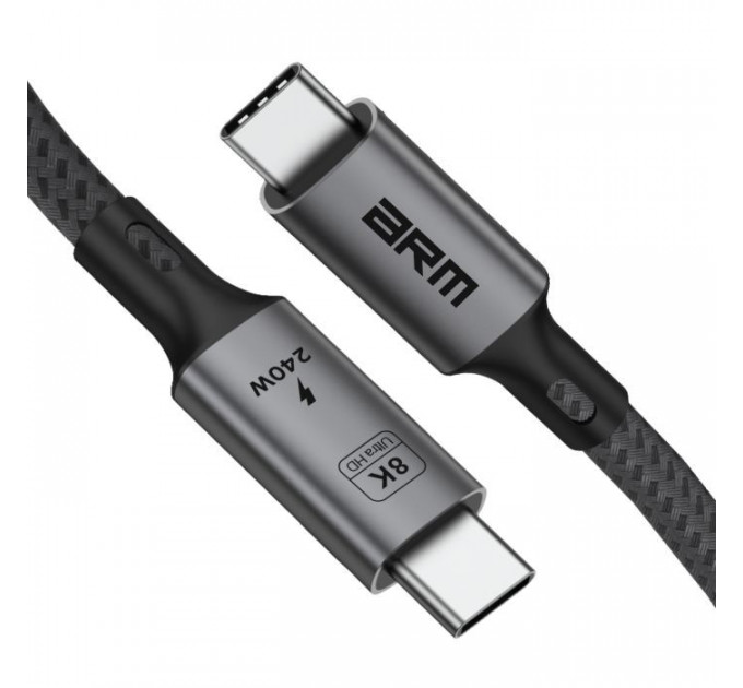 Дата кабель USB-C to USB-C 1.0m USB4 40Gbps 240W 8K60Hz black Armorstandart (ARM81921)
