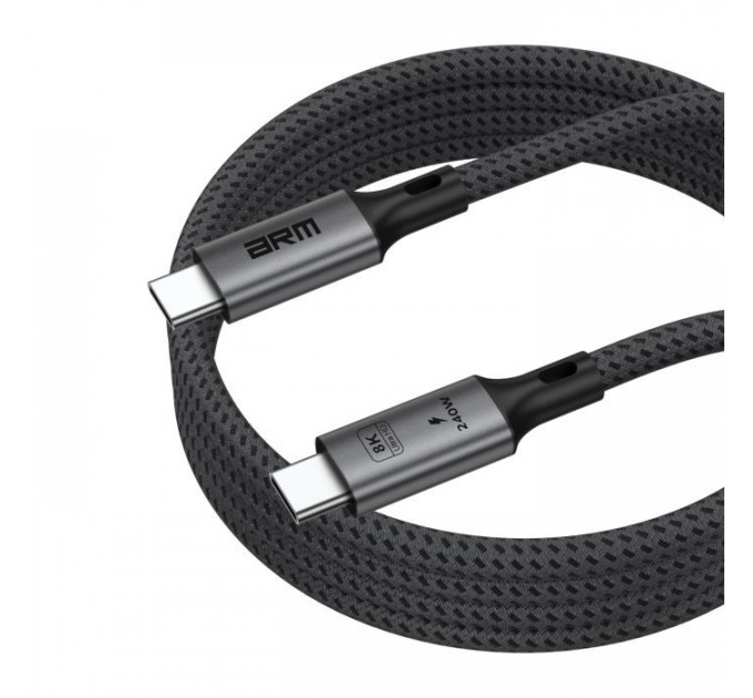 Дата кабель USB-C to USB-C 1.0m USB4 40Gbps 240W 8K60Hz black Armorstandart (ARM81921)
