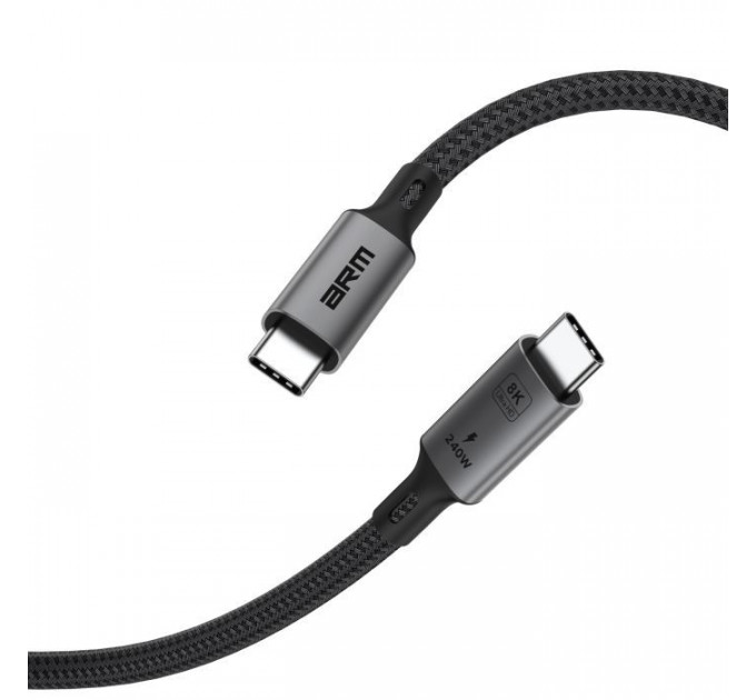 Дата кабель USB-C to USB-C 1.0m USB4 40Gbps 240W 8K60Hz black Armorstandart (ARM81921)