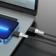 Дата кабель USB 2.0 AM to Lightning 1.0m 2.4A silicone X82 black HOCO (6931474768537)