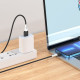 Дата кабель USB 2.0 AM to Lightning 1.0m 2.4A silicone X82 black HOCO (6931474768537)