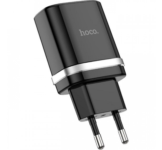 Зарядний пристрій HOCO C12Q Smart USB QC3.0 18W Black (6931474716255)